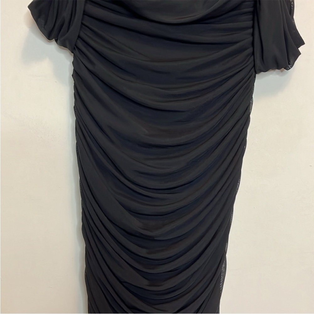 Cameo black ruched strapless bodycon dress - Picture 11 of 13